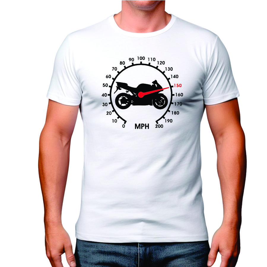 Arte para estampar em camisa - Formato PDF "speedometer"