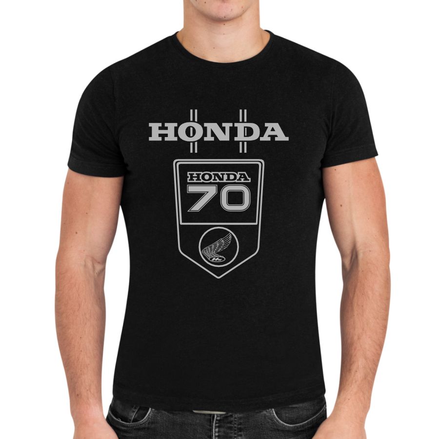 Arte para estampar em camisa - Formato PDF "Honda 70"