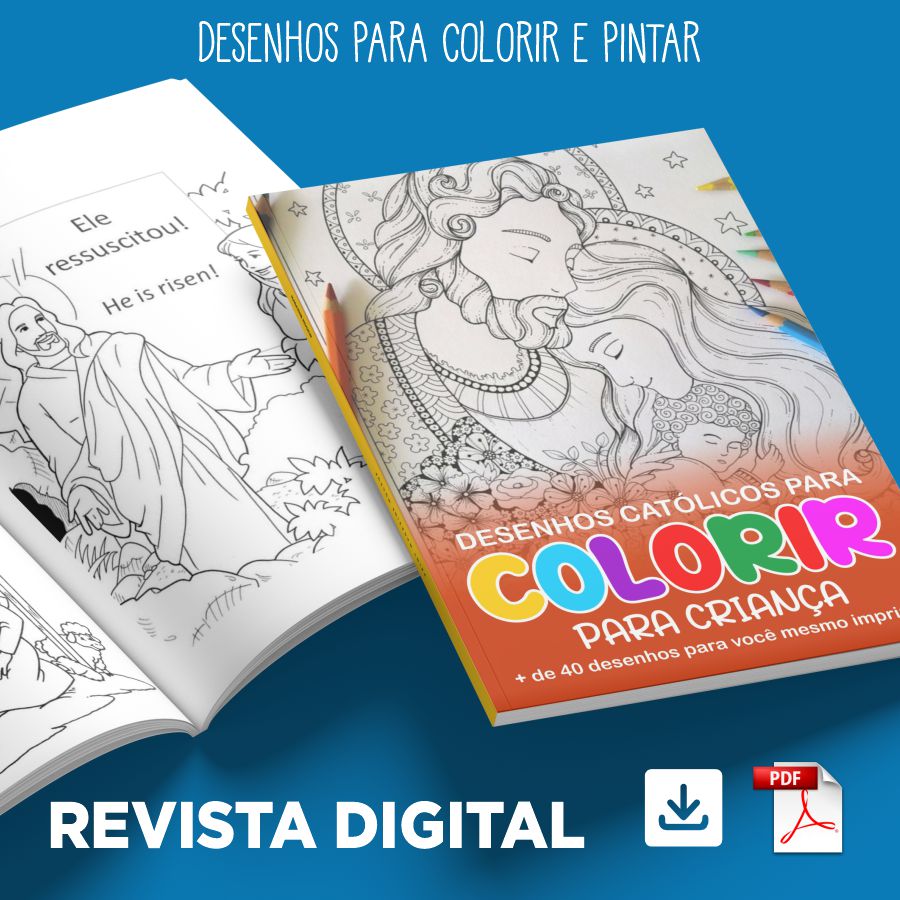 Desenhos Católicos para Colorir